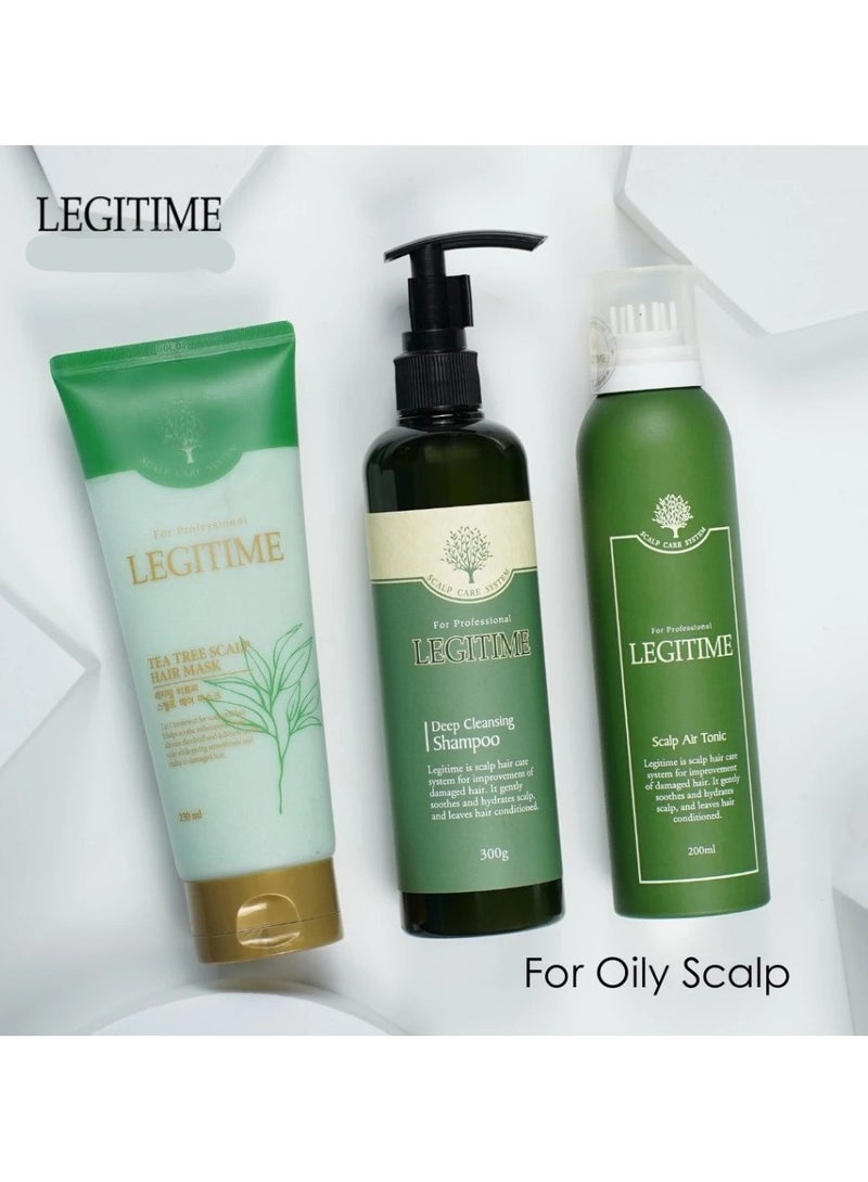 Legitime 3-Step Scalp Treatment For Oily Scalp