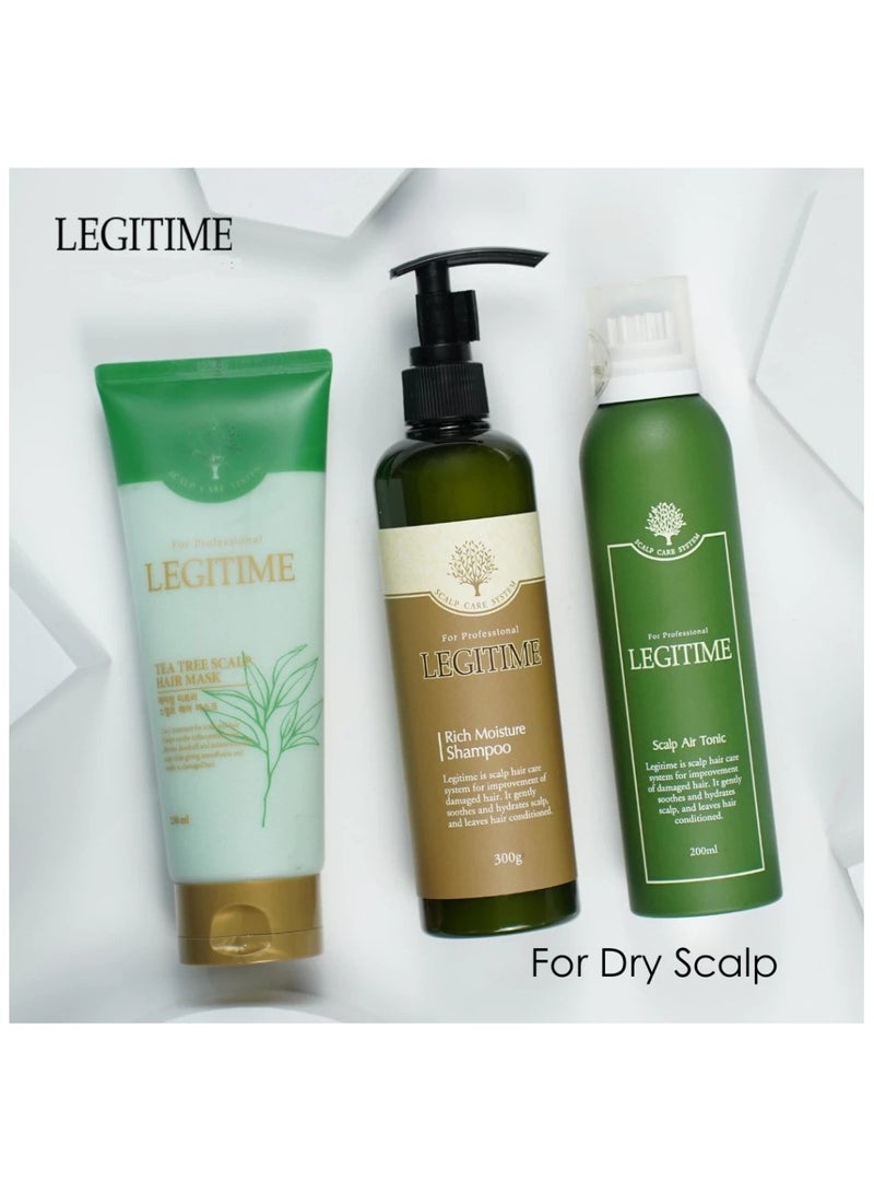 Legitime 3-Step Scalp Treatment For Dry Scalp