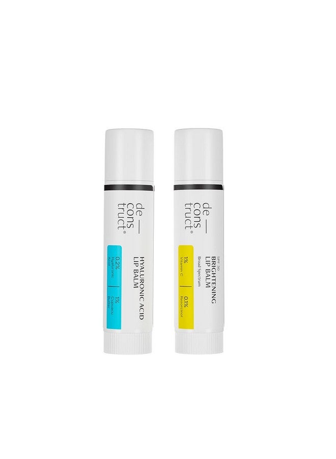 'S Day & Night Lip Care Duo|1% Vitamin C & 0.1% Resorcinol And 0.2% Hyaluronic Acid & 1% Cupuacu Butter|Lip Balm For Women And Men|4Gm Each|Pack Of 2, Blue