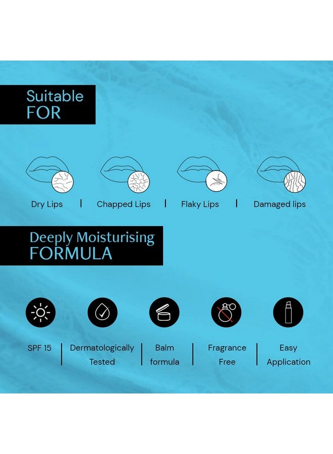 'S Day & Night Lip Care Duo|1% Vitamin C & 0.1% Resorcinol And 0.2% Hyaluronic Acid & 1% Cupuacu Butter|Lip Balm For Women And Men|4Gm Each|Pack Of 2, Blue
