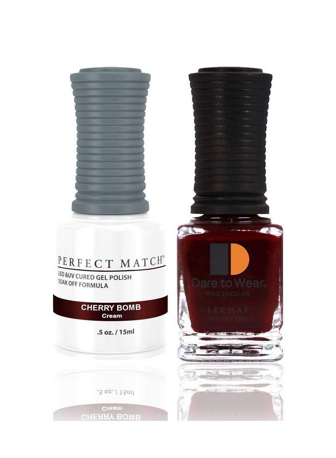 Perfect Match Gel Polish Cherry Bomb 0.5 Ounce (Pms190)