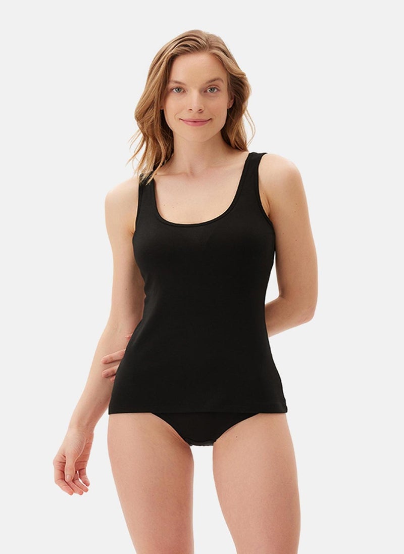 Camisole Square Neck Modal Thin-Fixed Strap Underwear