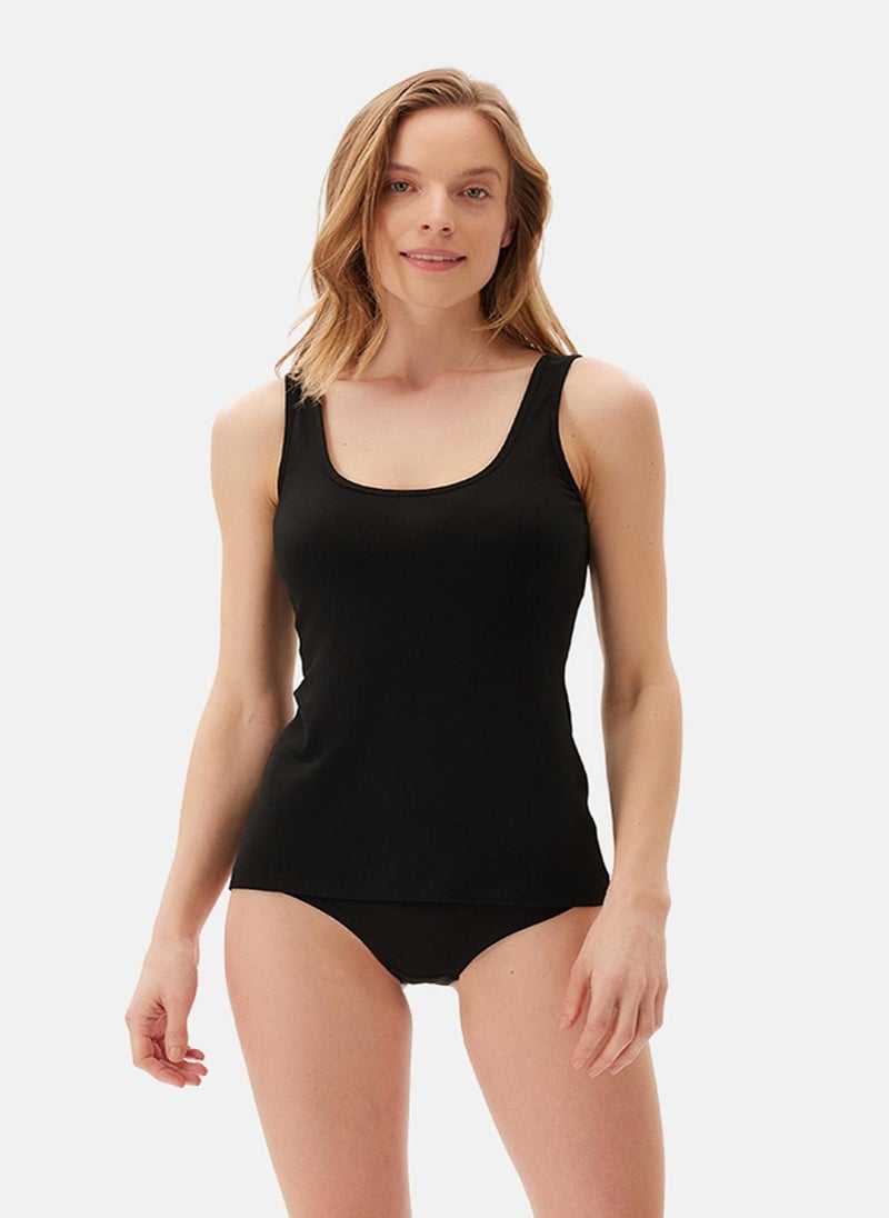 Camisole Square Neck Modal Thin-Fixed Strap Underwear