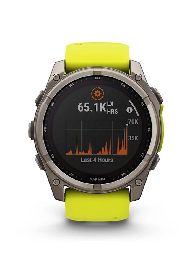 Fenix 8 - 51MM - Up To 48 Days Battery Life with Solar Charging - 1.4