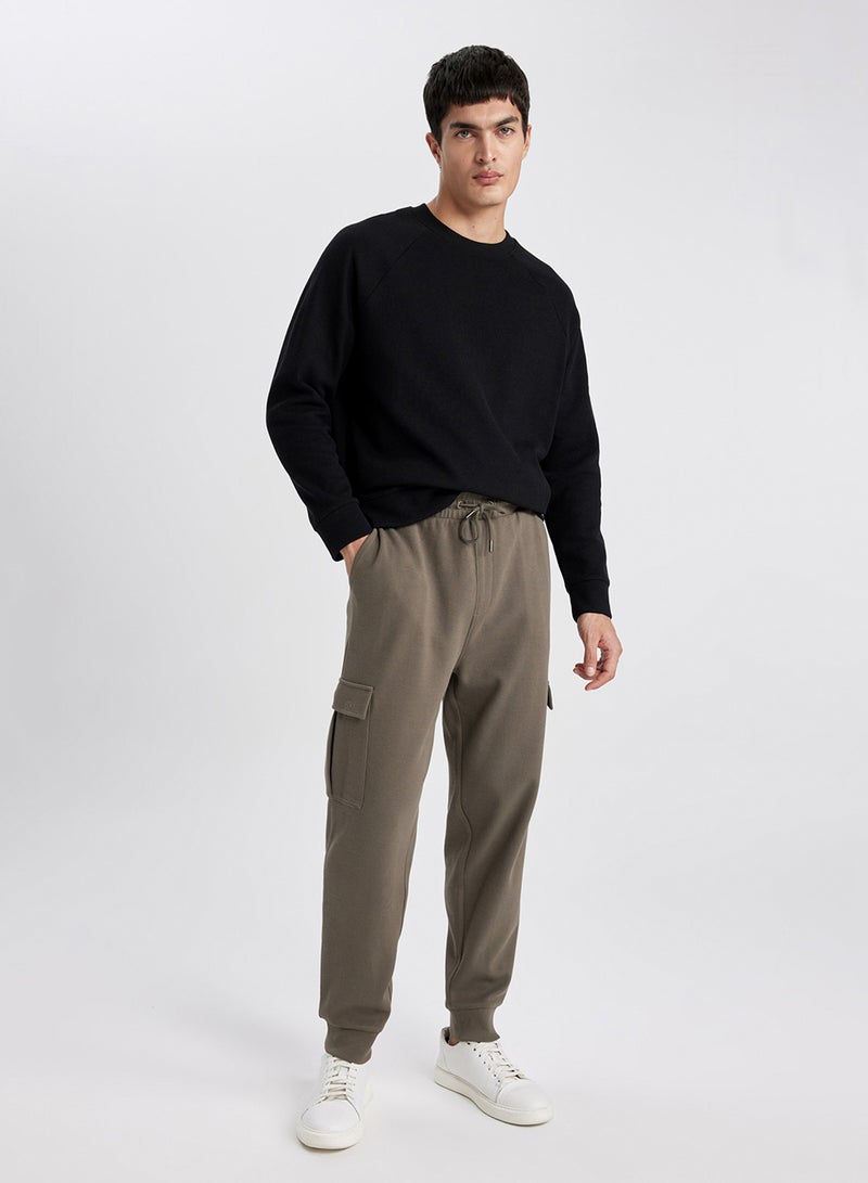 Oversized Fit Cargo Sweatpants