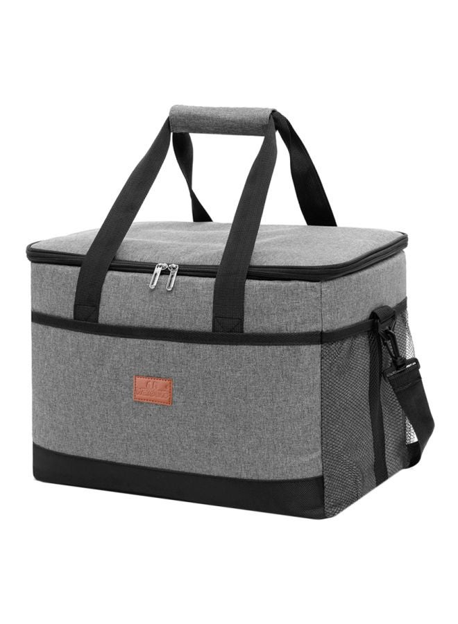 Thermal Lunch Bag Grey/Black One SizeLiters