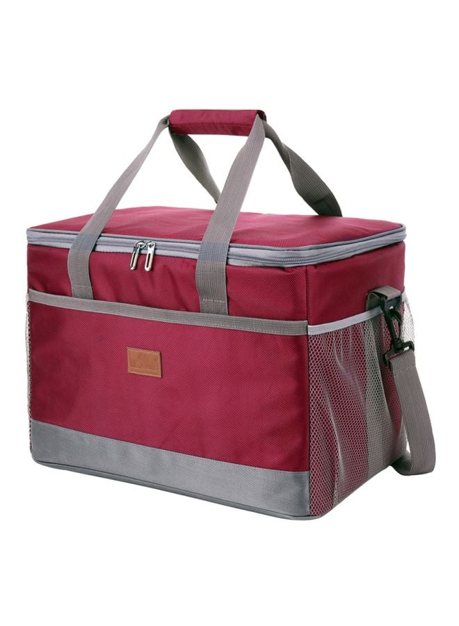 Thermal Lunch Bag Red/Grey 33Liters