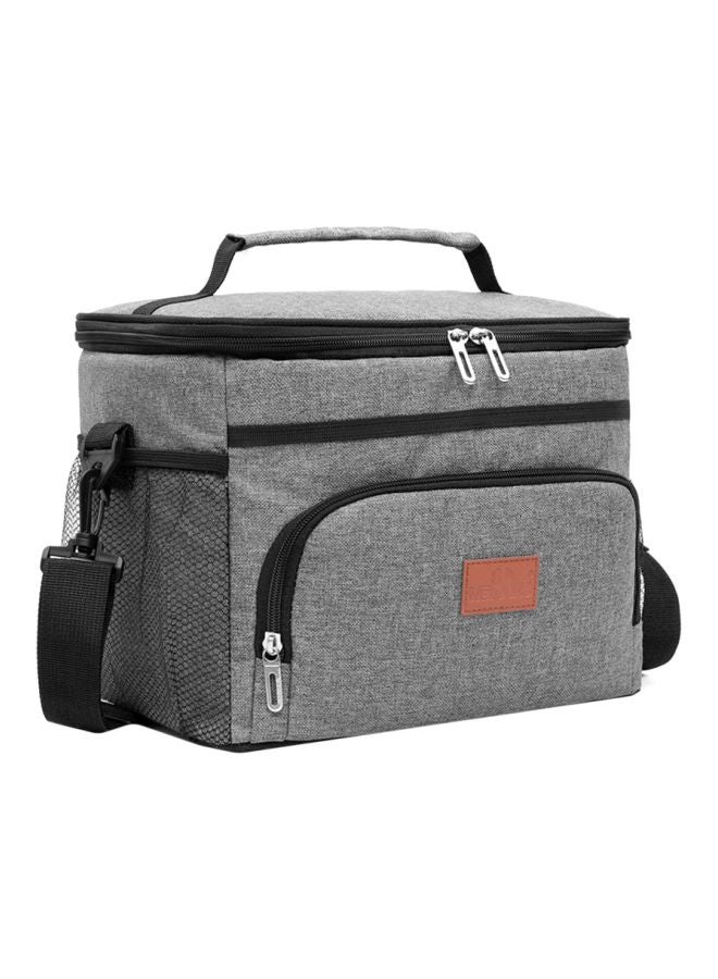 Thermal Lunch Bag Grey One SizeLiters