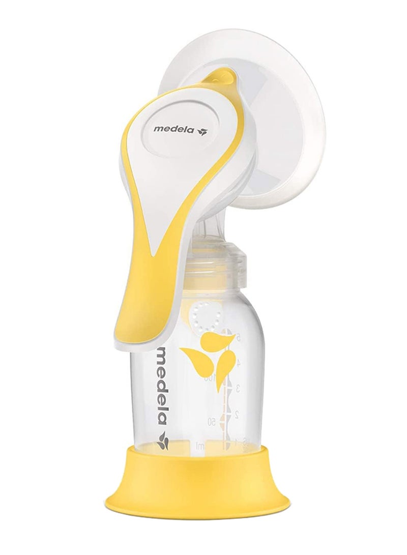 New Harmony Flex Manual Breast Pump - Covenience, Comfort And Efficiency For Mothers Comes With 2-Phase Expression Technology