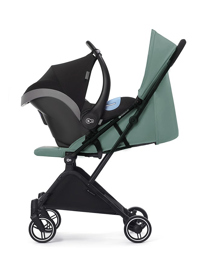 2 in1 Indy2 Lightweight Stroller With Mink Car Seat - Sea Green