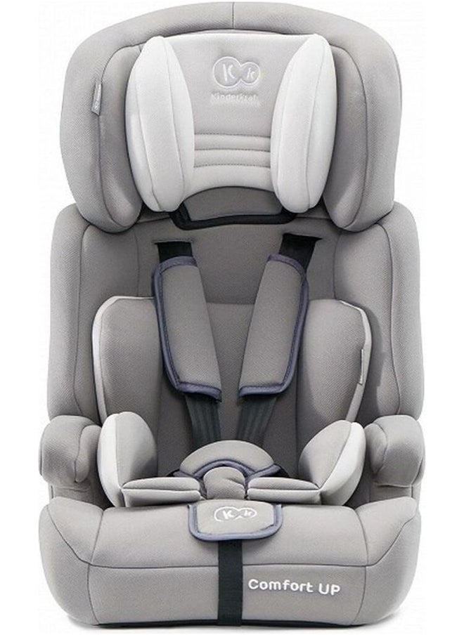 Car Seat Comfort Up, I - Size Booster Child Seat, With 5 Point Harness, Adjustable Headrest, For Toddlers , Infant, Group 1/2/3, 9 - 36 Kg, Up To 12 Years, Grey