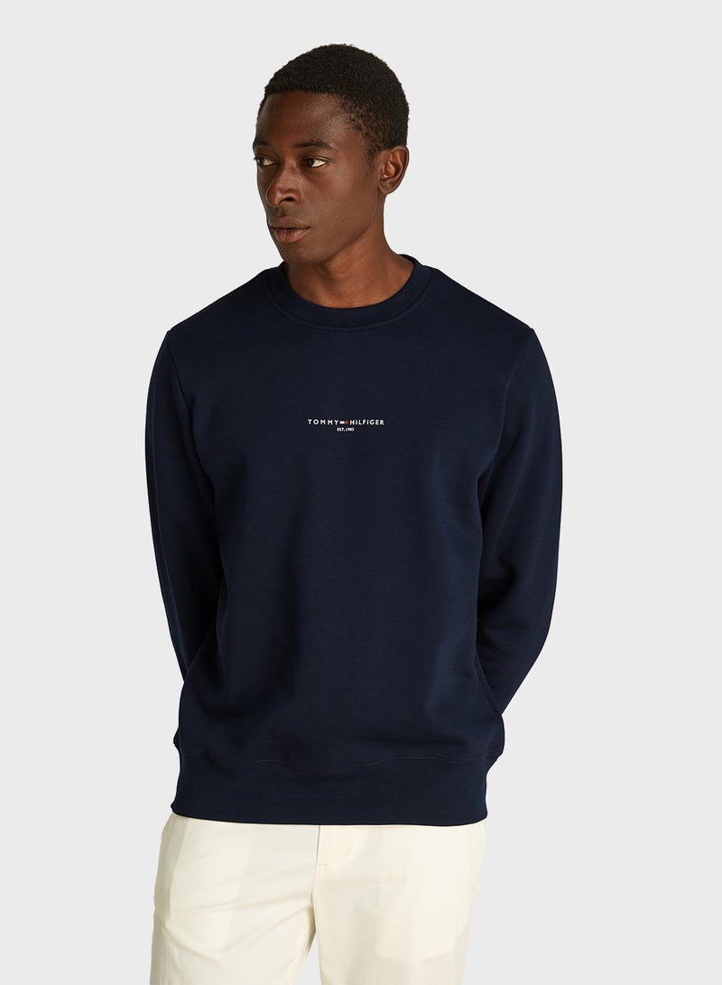 Logo Crew Neck Sweatshirt