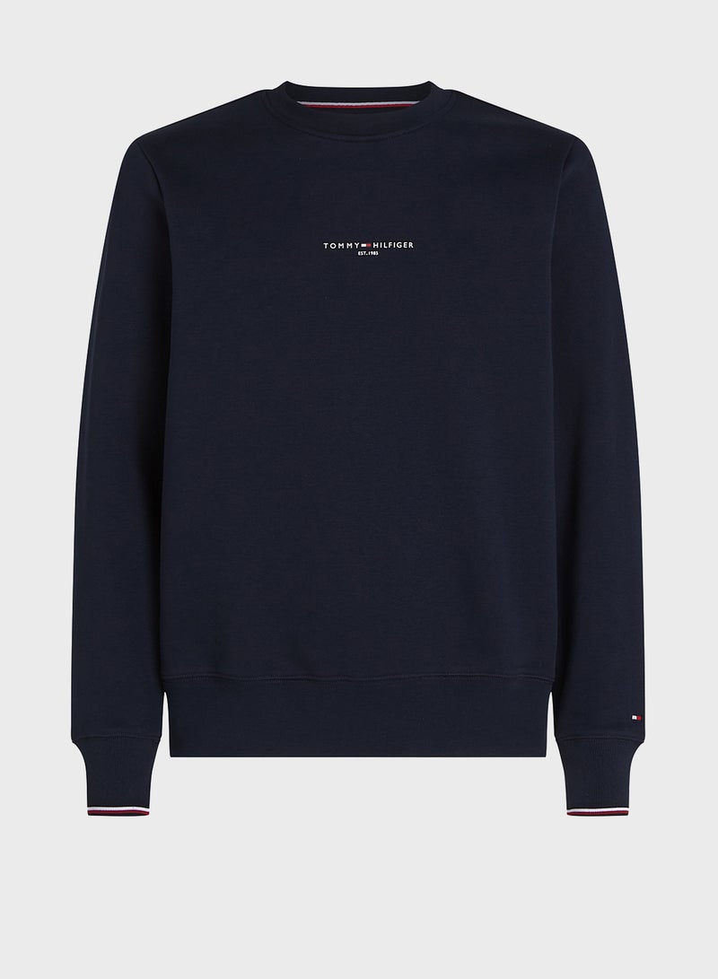 Logo Crew Neck Sweatshirt