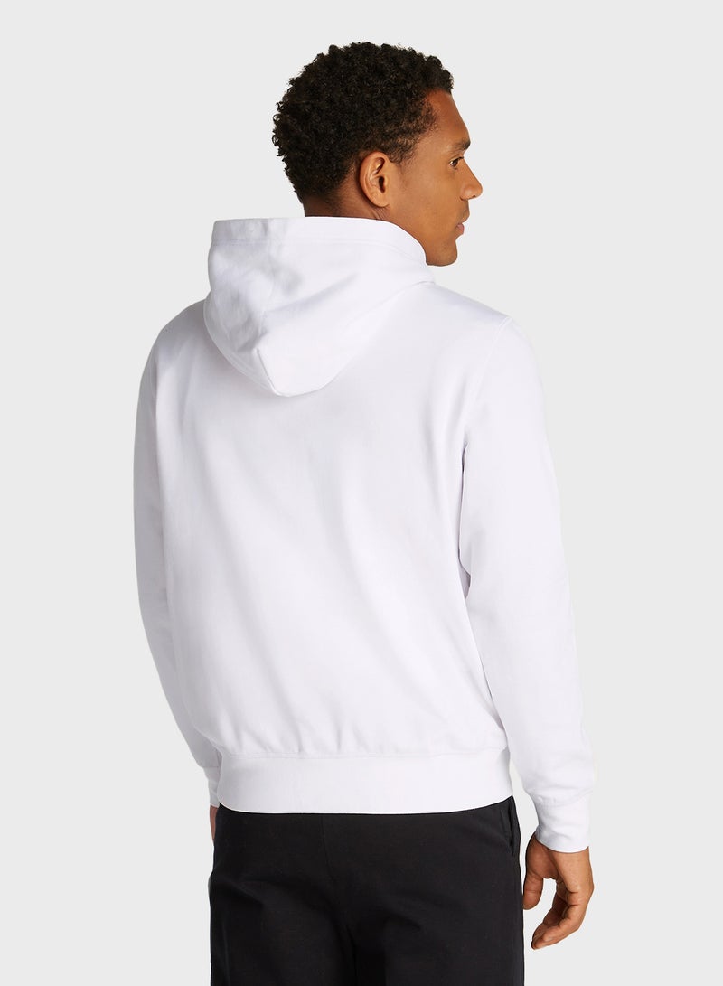 Logo Pocket Detail Hoodie