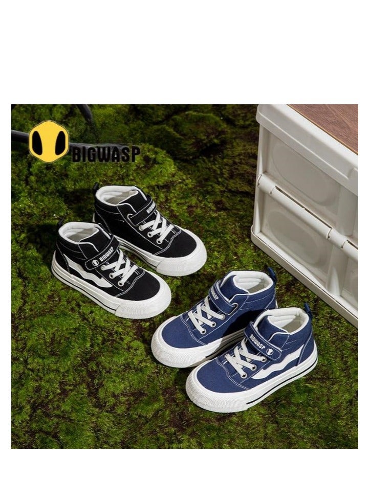 Children's Soft Soled High Top Canvas Casual Sports Board Shoes