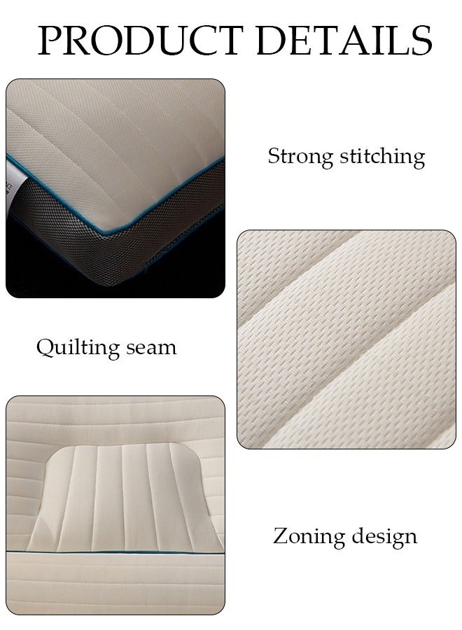 1PCS Comfort Ergonomic Pillow for Pain Relief Bed Pillow for Sleeping, Ergonomic Orthopedic Cervical for Neck and Shoulder Pain, Side Back Stomach Sleeper