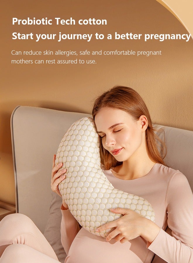 U-Shaped Full Body Maternity Pillow with Detachable & Adjustable Cover - Perfect Pregnancy Support Pillow