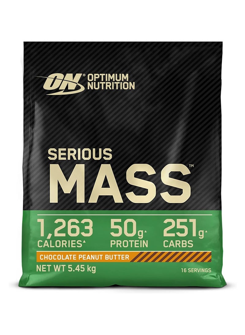 Optimum Nutrition Serious Mass 16 Servings 12LB Chocolate Peanut Butter 5.44kg