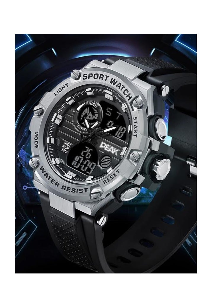 Men's Waterproof Luminous Sports Electronic Watch