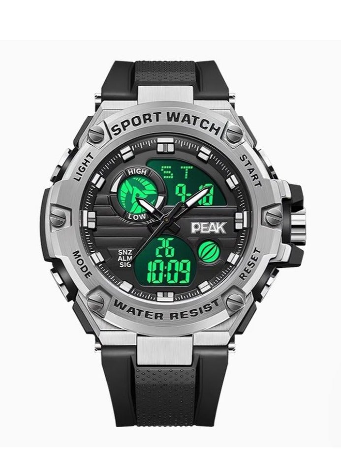 Men's Waterproof Luminous Sports Electronic Watch