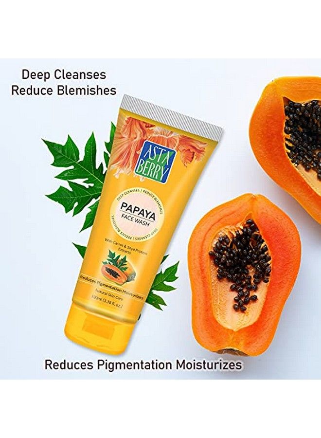 Papaya Face Wash 100 Ml (Pack Of 2)