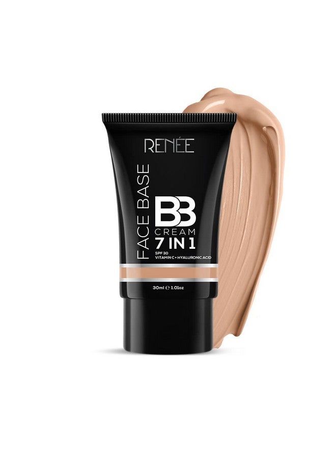 Face Base Bb Cream 7 In 1 With Spf 30 Pa+++Cinnamon 30Ml| Enriched With Hyaluronic Acid & Vitamin C| Hydrates, Nourishes & Smoothens Skin