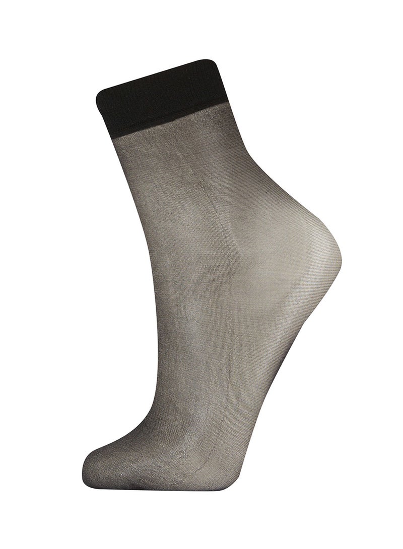 15 Denier Fit 3-Pack Short Sheer Socks