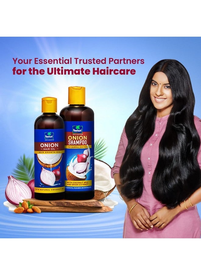 Onion Hair Oil For Hair Growth, 200Ml & Hair Shampoo For Hair Fall Control, 275Ml