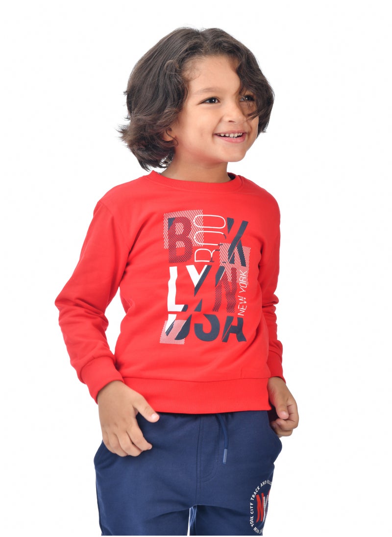 Boys' 2-Piece Sweatshirt and Jogger Set