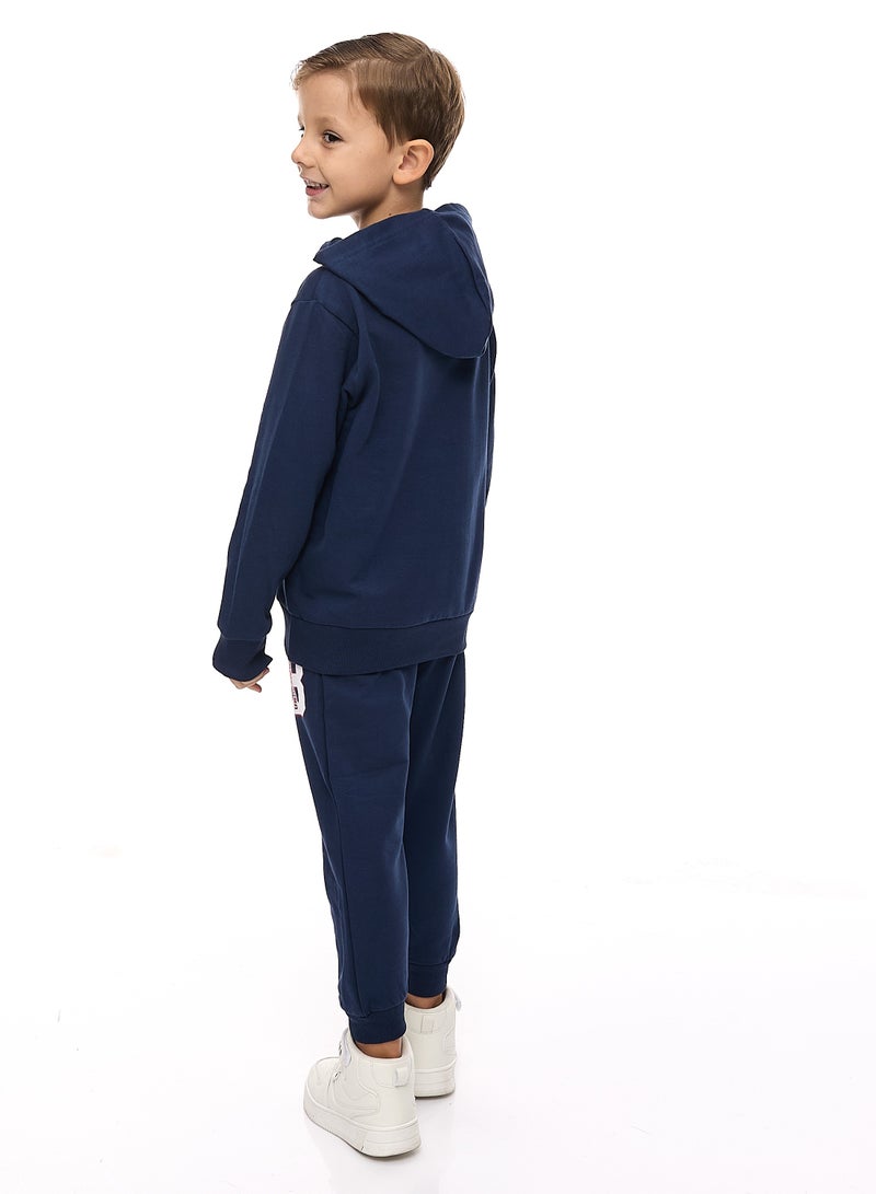 Boys' 2-Piece Hoodie and Jogger Set  (2 -8 yrs) Navy