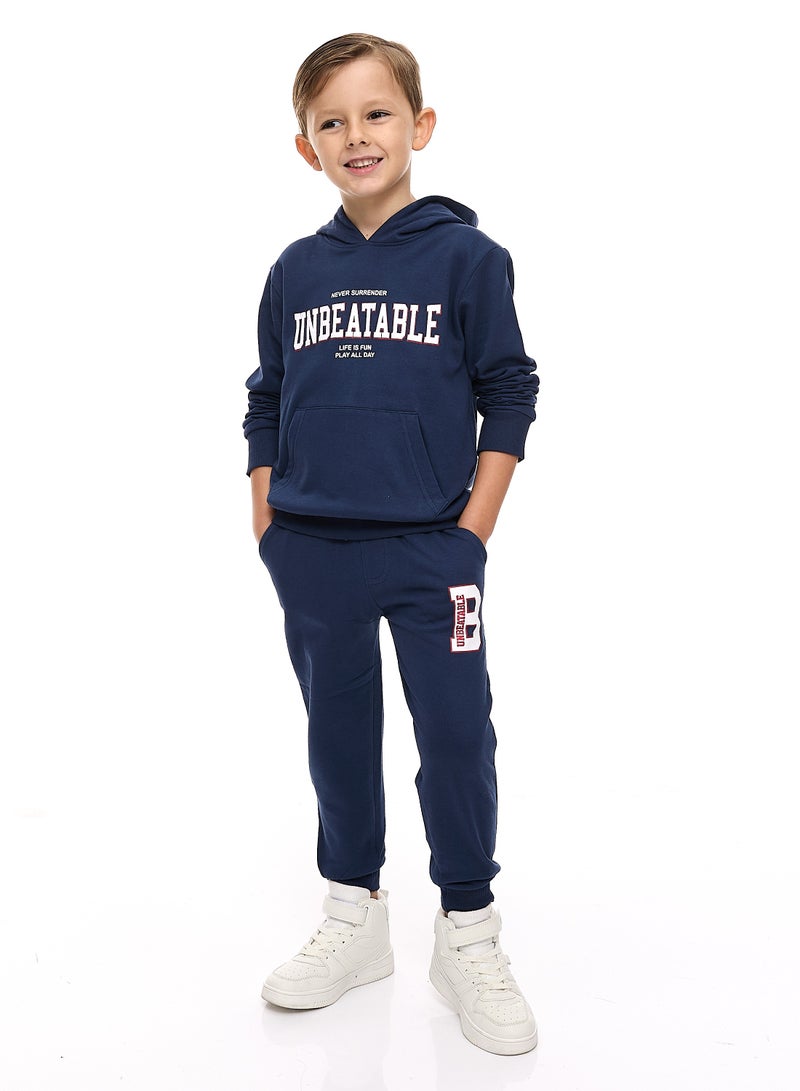 Boys' 2-Piece Hoodie and Jogger Set  (2 -8 yrs) Navy