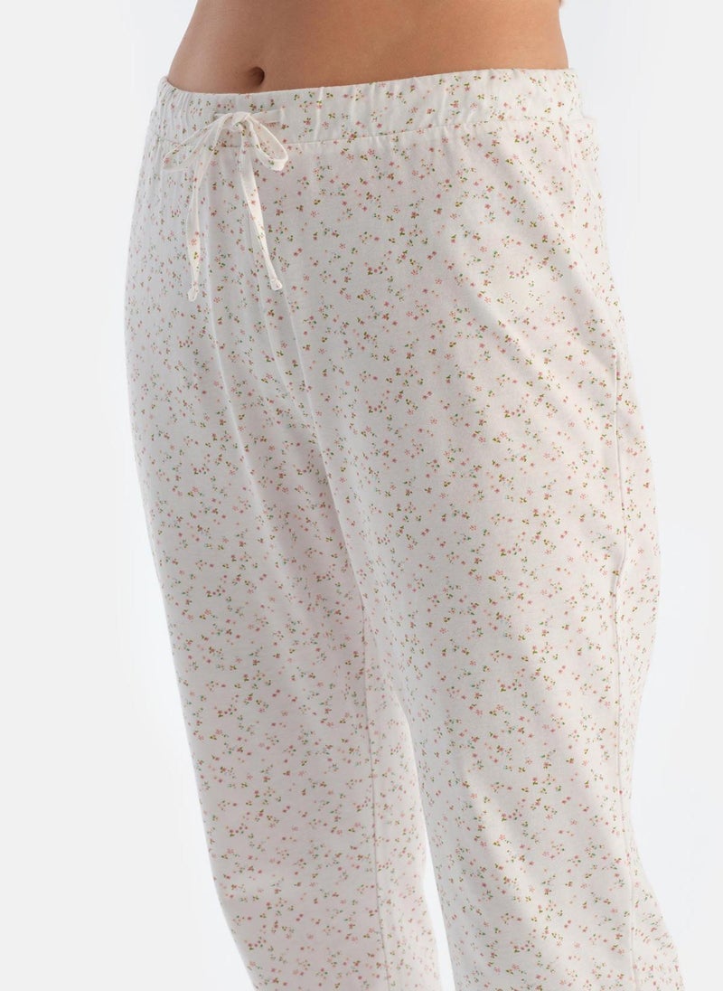 2 Pack Floral Print Trousers Sleepwear