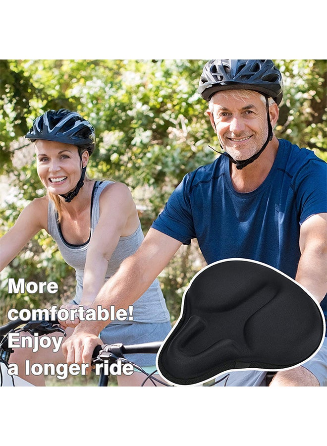 Mountain Road Bike Soft Silicone Bicycle Saddle Cushion Cover Cycling Seat Pad 26x28x8cm