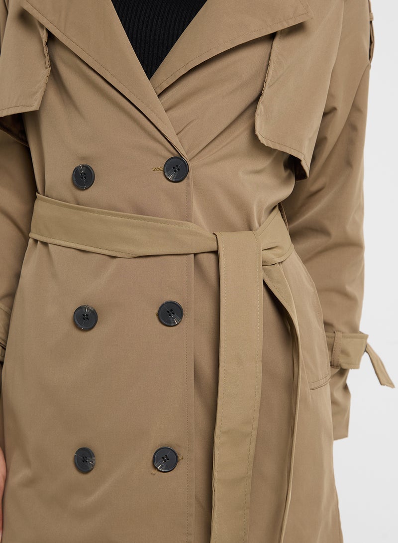 Longline Trench Over Coat