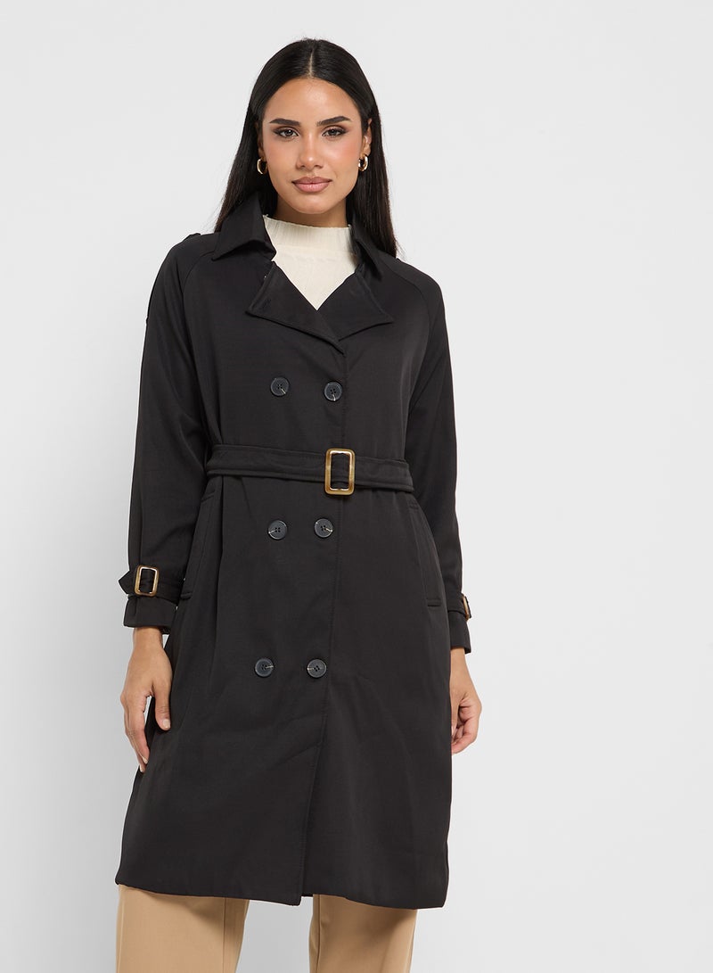 Longline Trench Over Coat