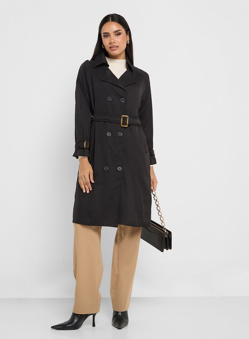 Longline Trench Over Coat