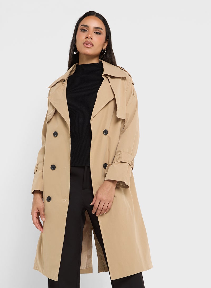 Longline Trench Over Coat