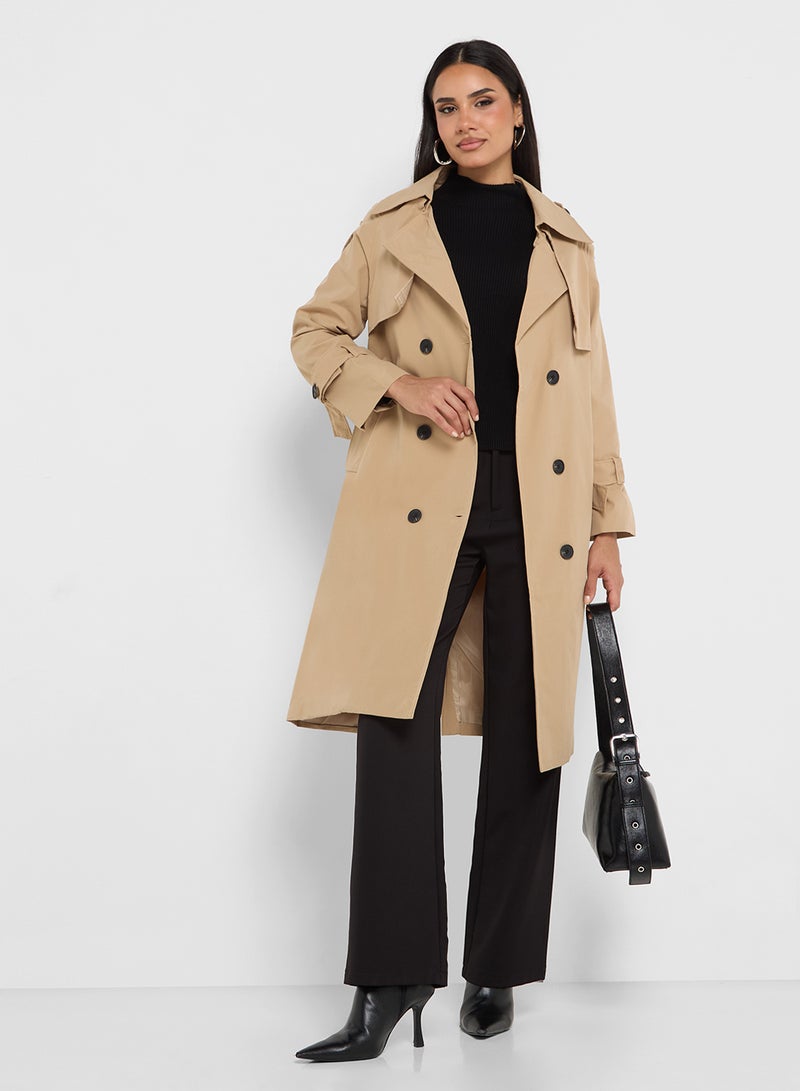 Longline Trench Over Coat