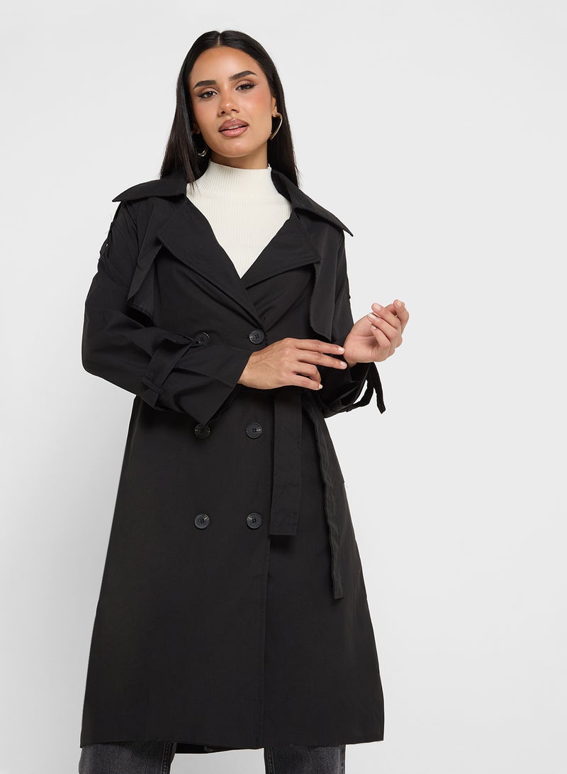 Longline Trench Over Coat