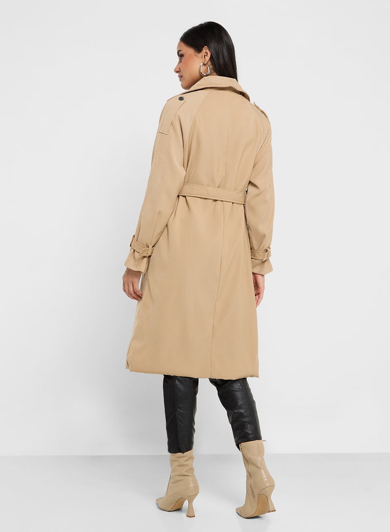 Longline Trench Over Coat