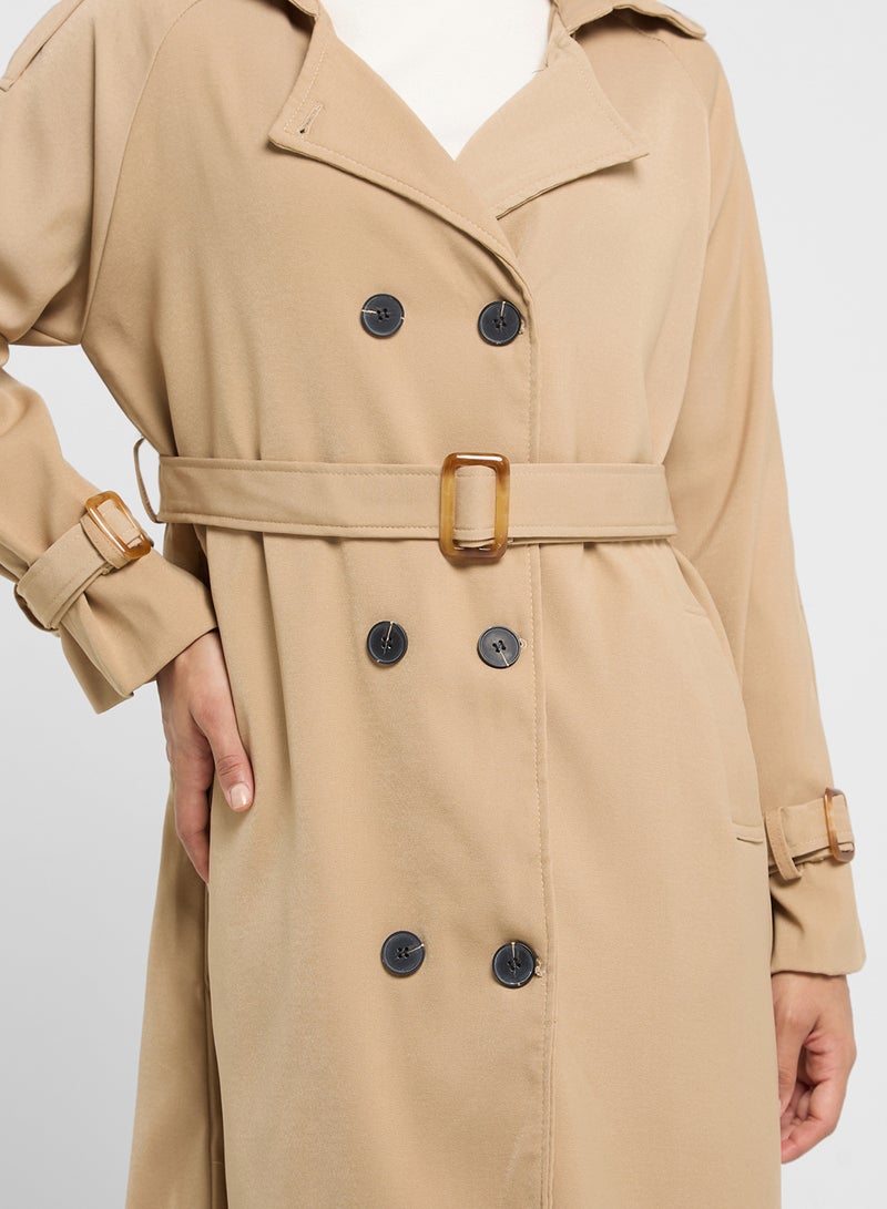 Longline Trench Over Coat