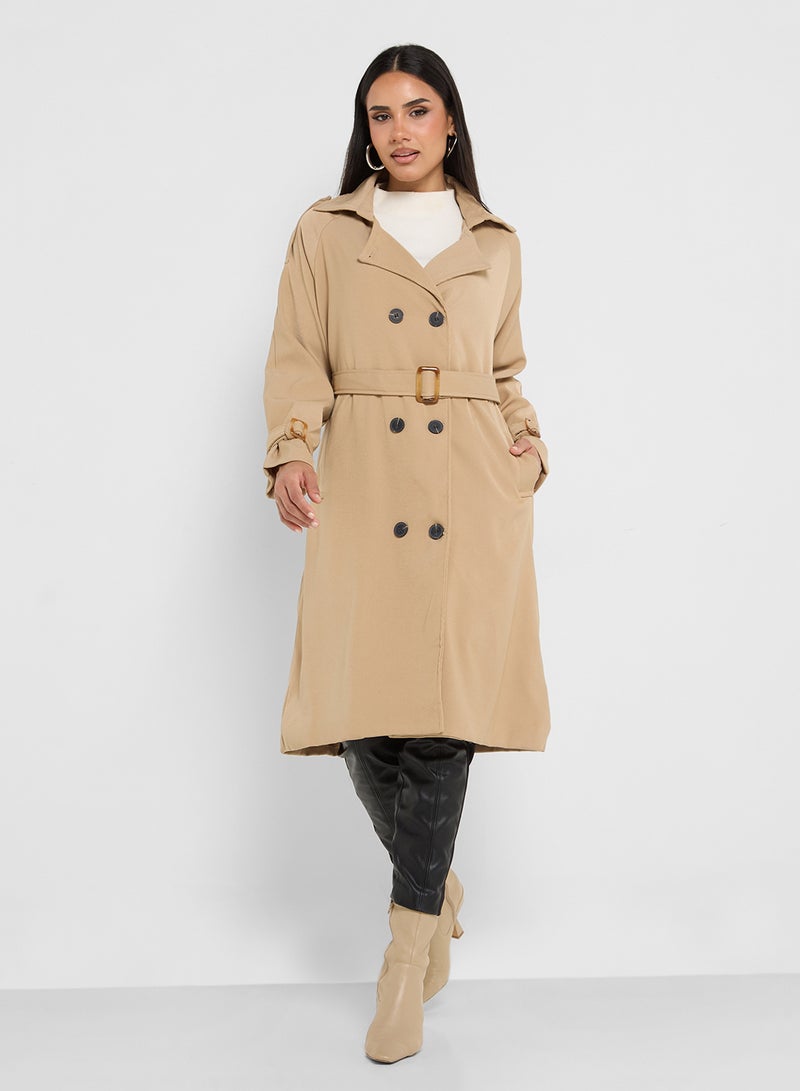 Longline Trench Over Coat