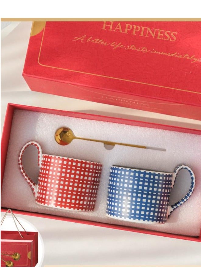 COFFEE CUP SET (2 CUPS + 2 SPOON)