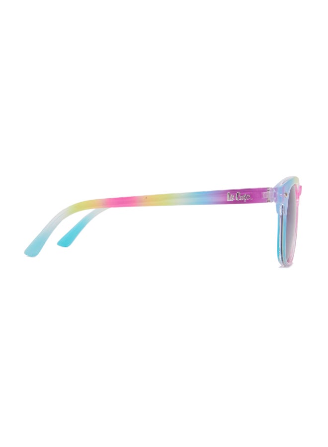 Kids' Polarized Sunglasses Rainbow Colorful Frame Blue Lens - 41mm Lens - LCK115C02