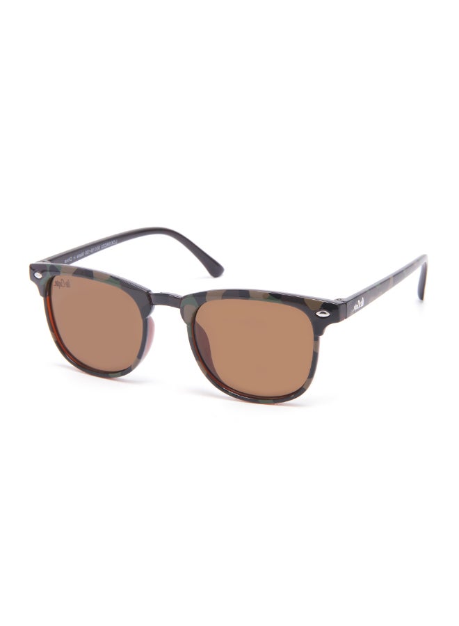 Kids' Polarized Sunglasses Brown Frame Brown Lens - 50mm Lens - LCK105C02