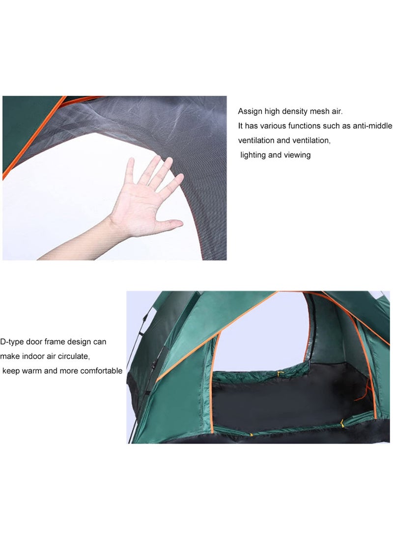 Waterproof Quick Automatic Open Camping Tent - Easy Storage 2-Person Tent for Outdoor Hiking, Climbing, and Travel