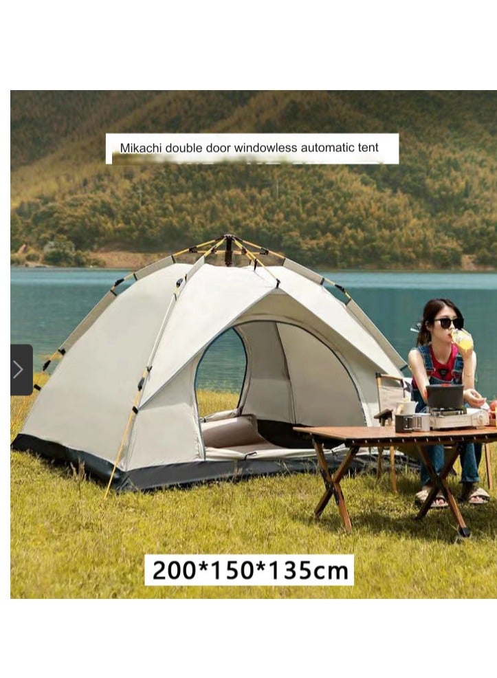 Outdoor Portable Folding Fully Automatic Camping Quick-Open Sunscreen Thickened Rainproof Tent