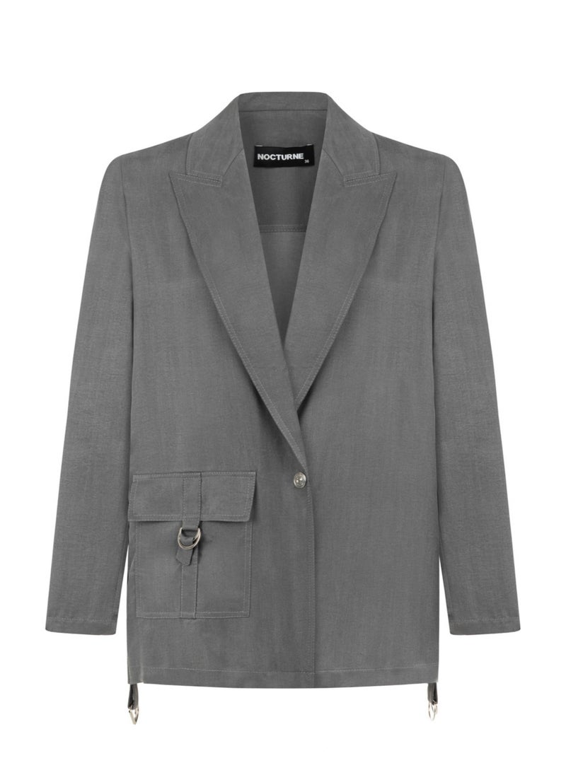 Double Breasted Jacket with Pockets