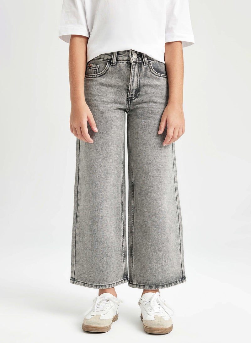 Wide Leg Cargo Pocket Pants