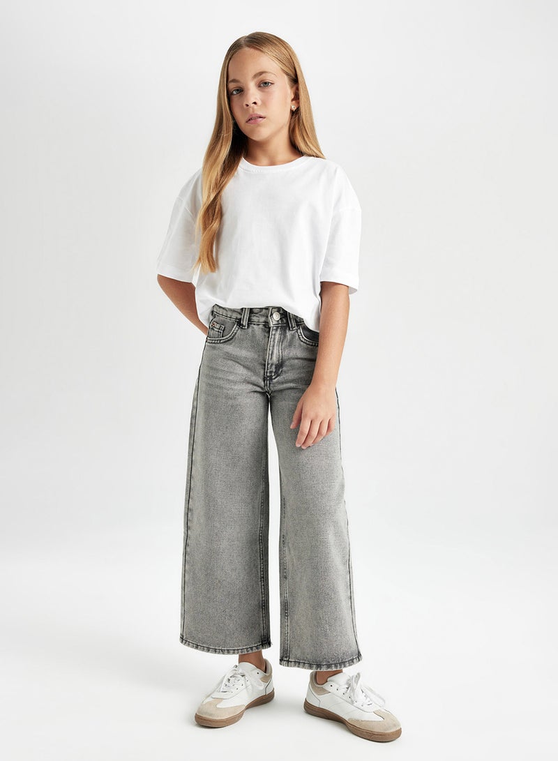 Wide Leg Cargo Pocket Pants